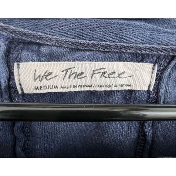 We The Free, Free People Poncho Style Long Sleeve Shirt With Button Details - Picture 2 of 6